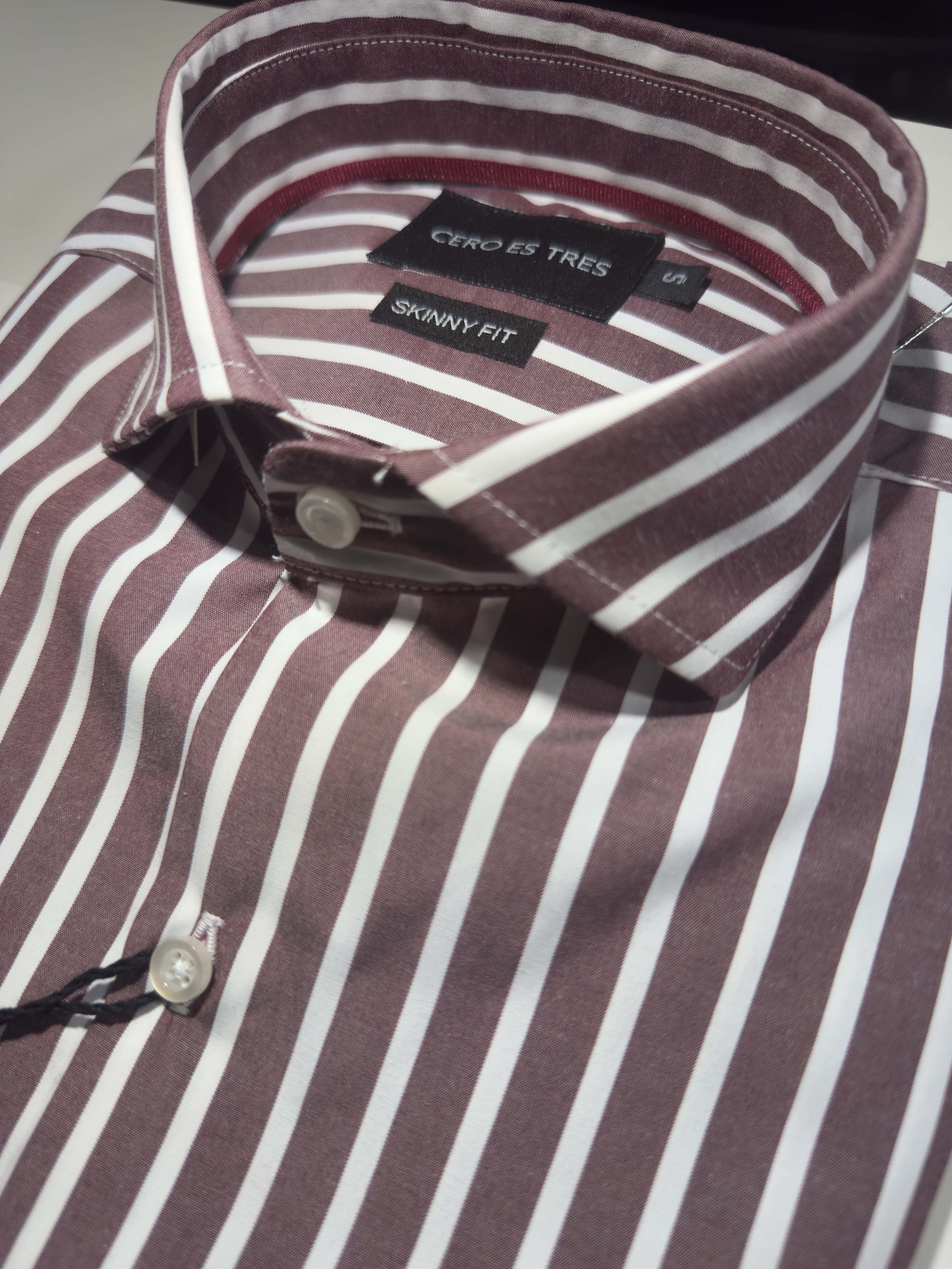 6809RAYMLBO - CAMISA MALÍ SKSP BORDÓ